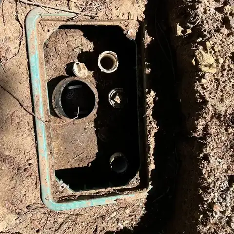 Distribution box opened for inspection